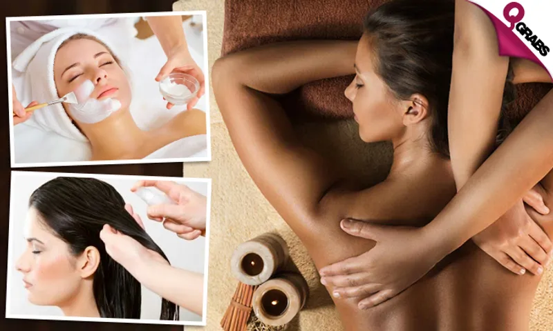 Pampering Packages: Massage, Hair Treatment with Dry & Facial!